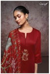 Saige 2329 By Ganga Printed Cotton Silk Dress Material Catalog